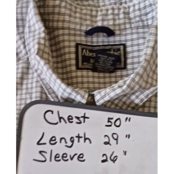 Abercrombie Fitch Shirt Button Down Men Large 100% Cotton Preppy‎ Classic Office - Picture 7 of 7